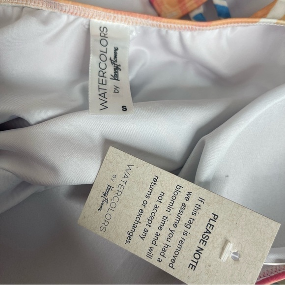 Kenny Flowers The Palmilla Stripe One Piece Open Side Swimsuit Size S NWT - Picture 7 of 10